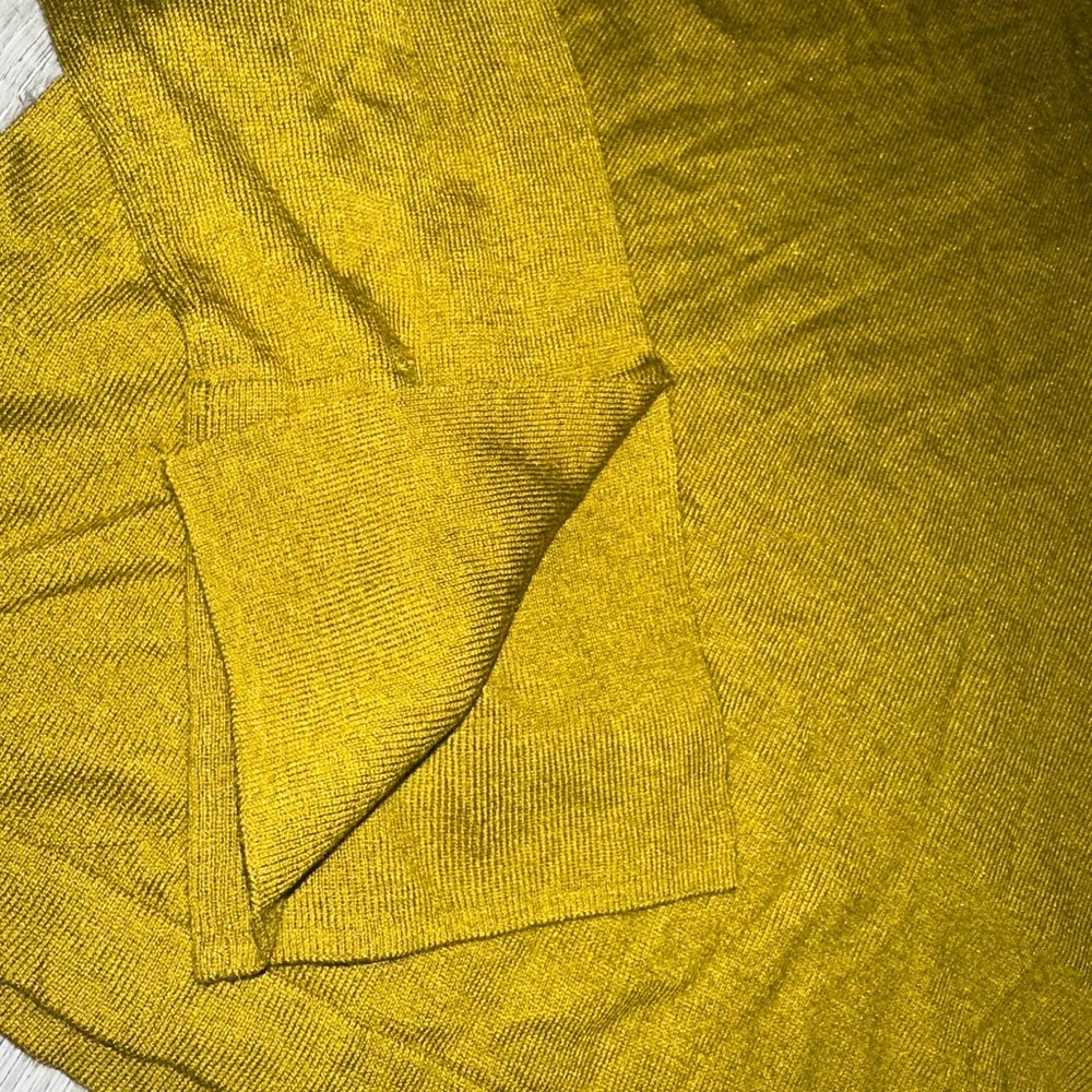 Massimo Dutti Mustard Long Sleeve Blouse - Picture 4 of 5